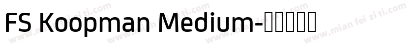 FS Koopman Medium字体转换